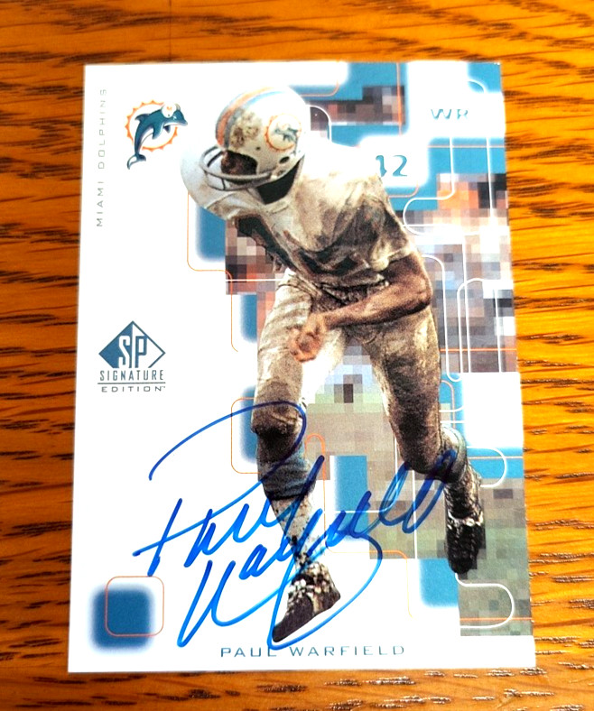 1999 SP Signature Edition - Signatures Paul Warfield