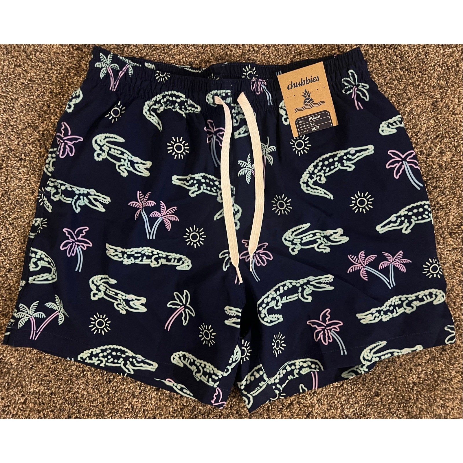 Chubbies Men\'s Blue Swimsuit Medium (NWT)