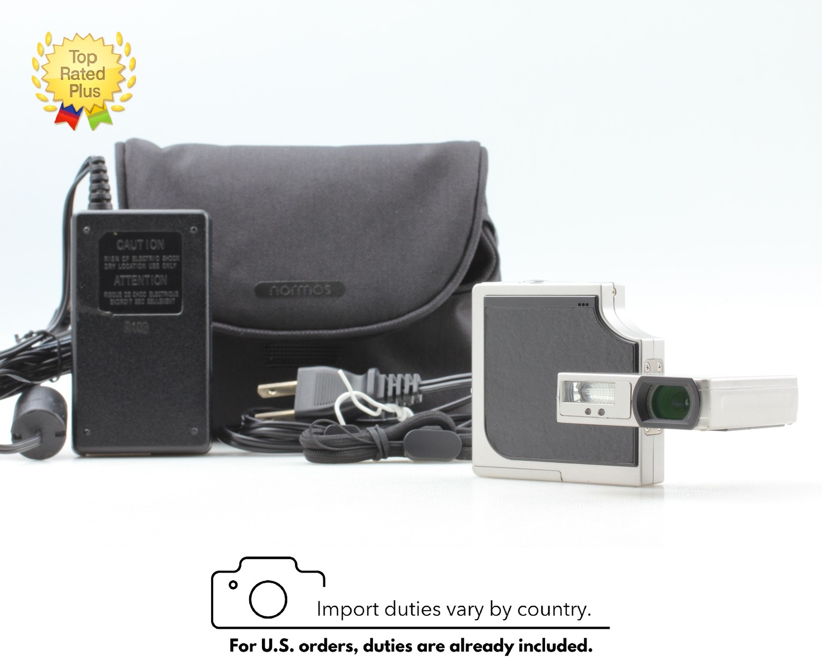 All Works [MINT] Contax SL300R T* Silver 3.1MP Compact Digital Camera From JAPAN