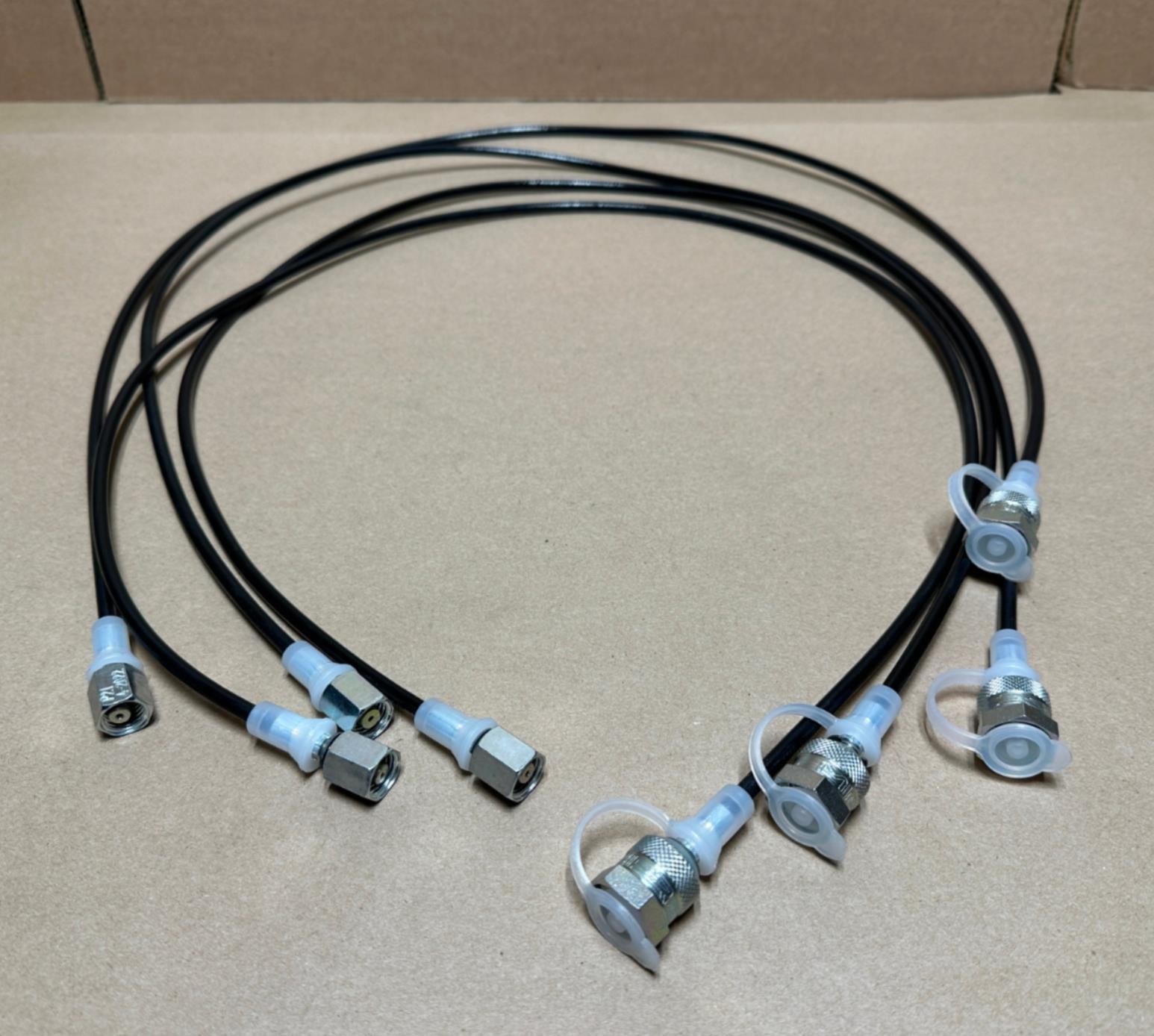 4x Pack Lot Minipress Hydraulic Test Hose 36