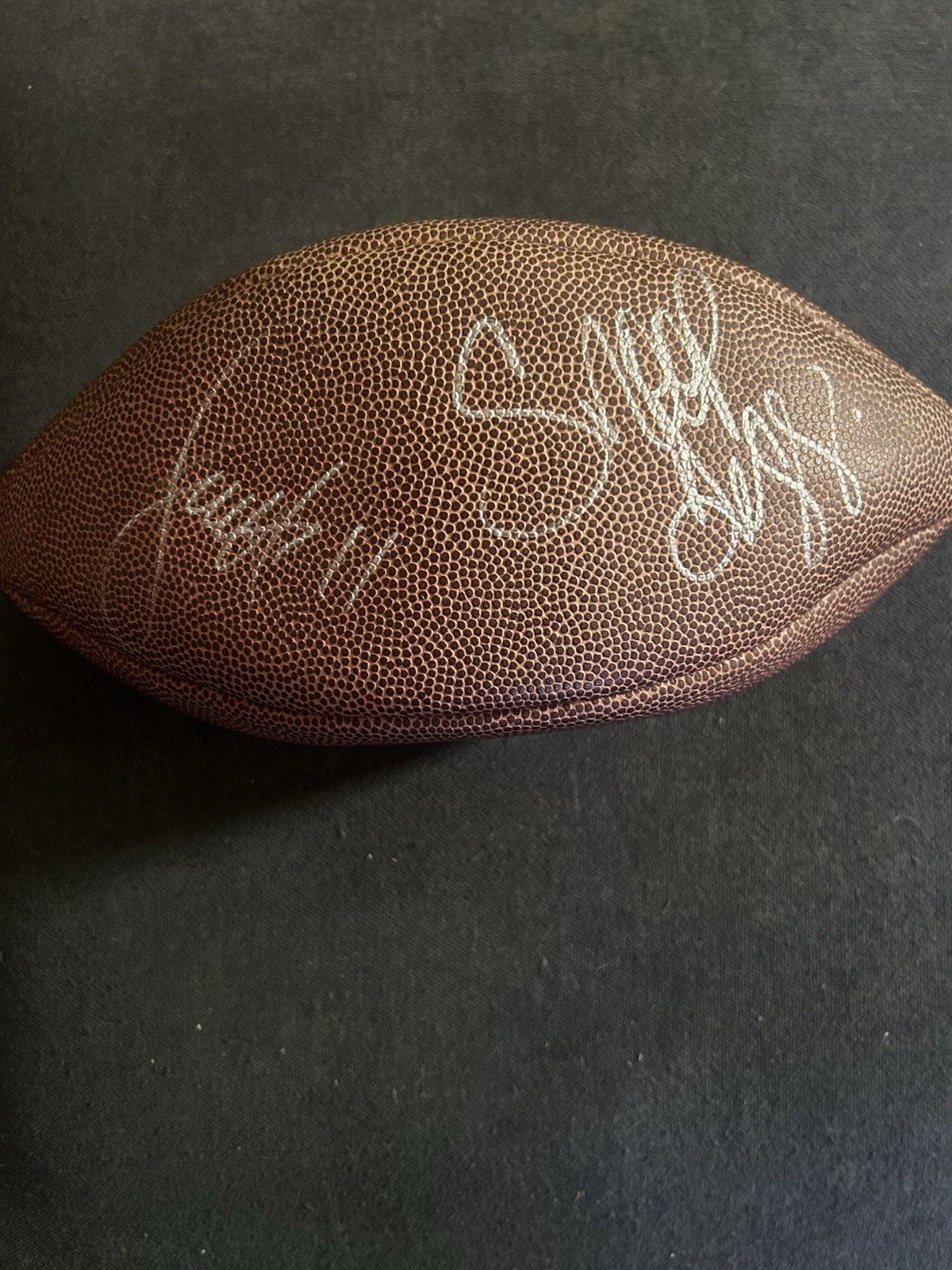 Larry Fitzgerald And Snoop Dogg Signed / Autographed NFL Football - Wilson - Larry Fitzgerald And Snoop Dogg Signed / Autographed NFL Football - Wilson -