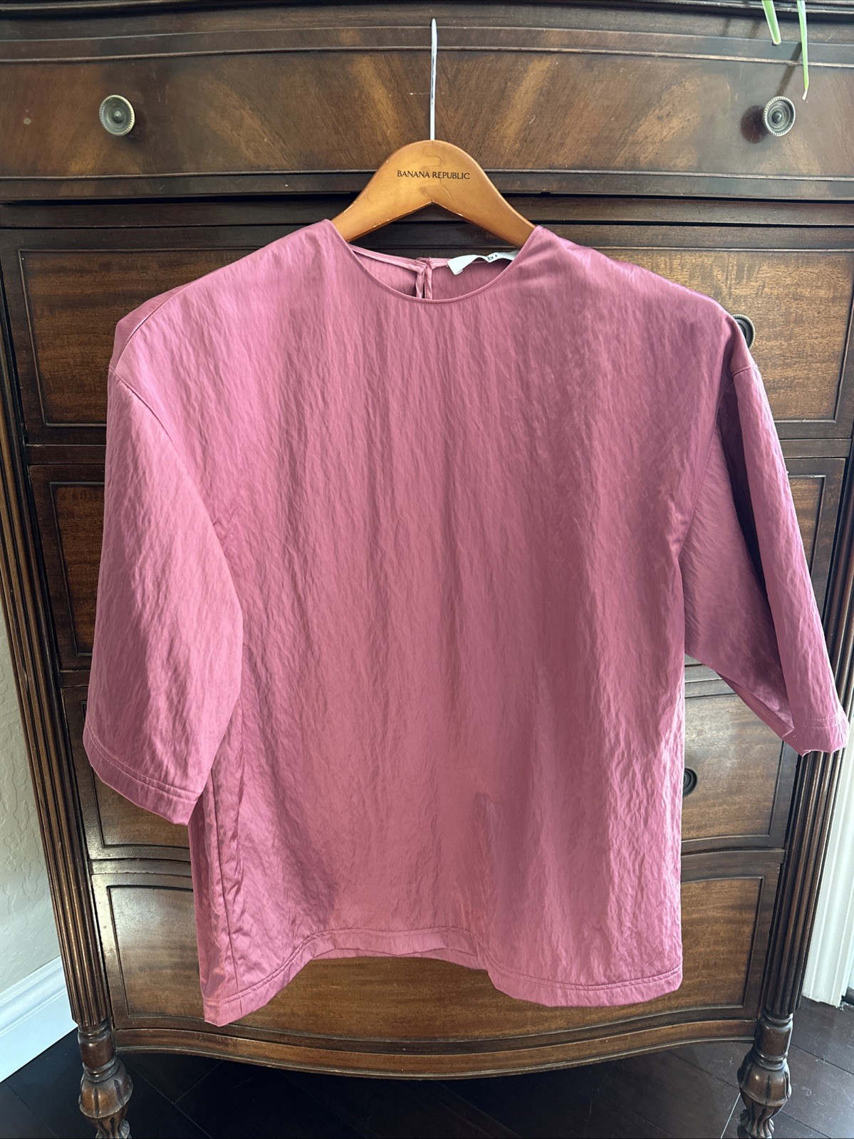 Tibi Salmon Color Top Sample Size 4