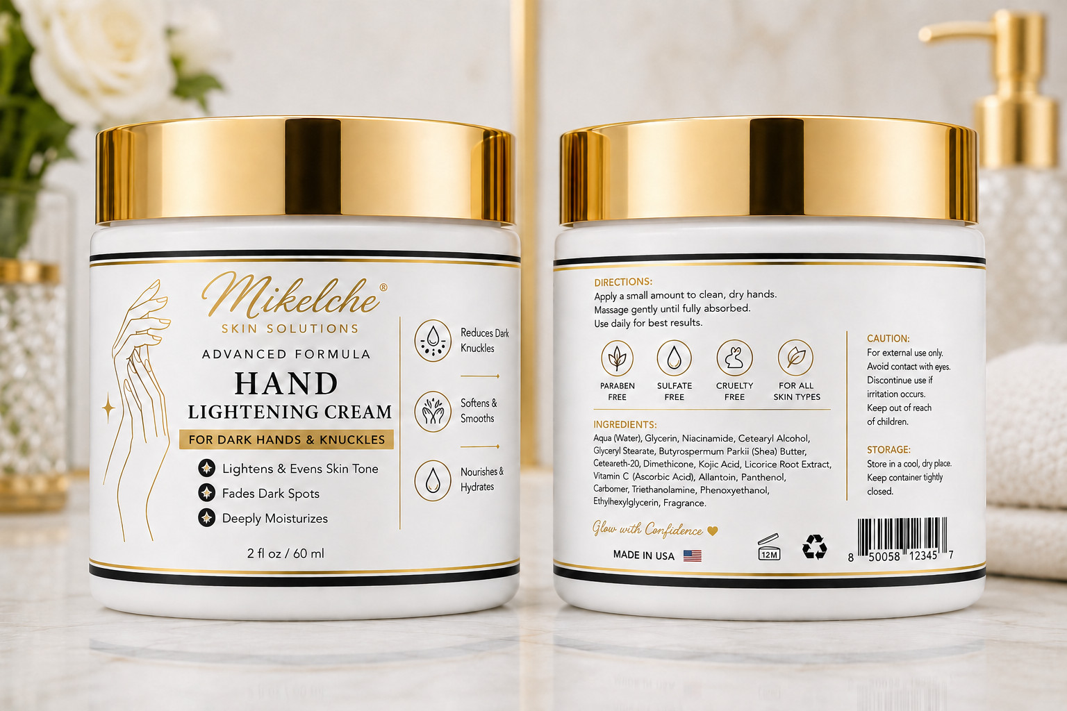 Mikelche Hand Lightening Cream