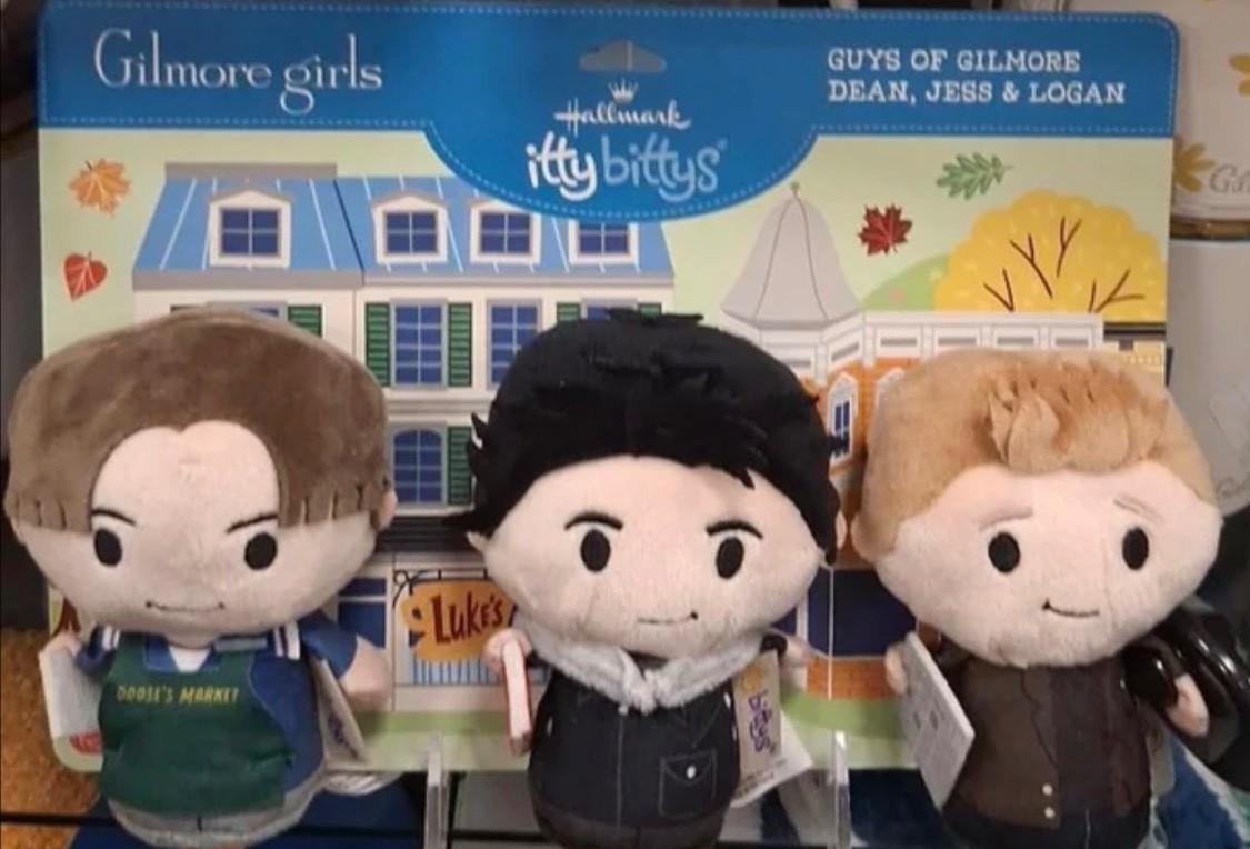 NEW Hallmark Itty Bittys Gilmore Girls Guys LOGAN JESS DEAN Plush Set of 3 NEW Hallmark Itty Bittys Gilmore Girls Guys LOGAN JESS DEAN Plush Set of 3