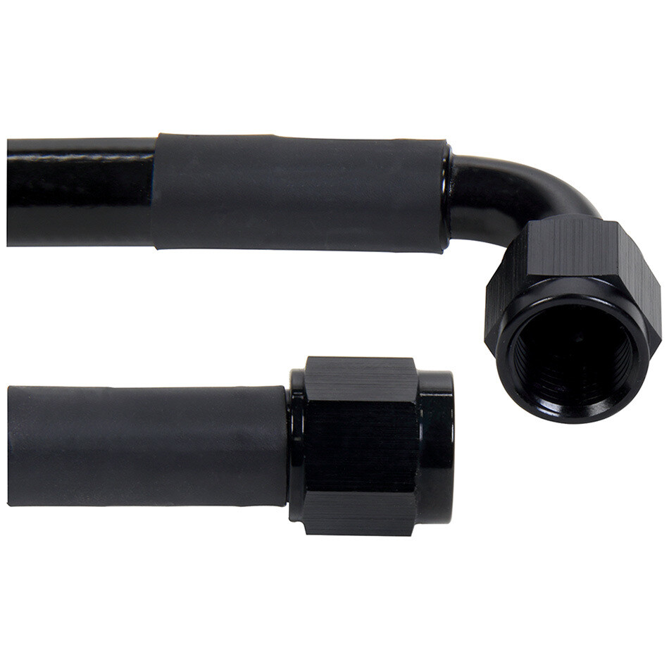 6AN Black PTFE Fuel Line Hose | High-Performance Braided Nitrous
