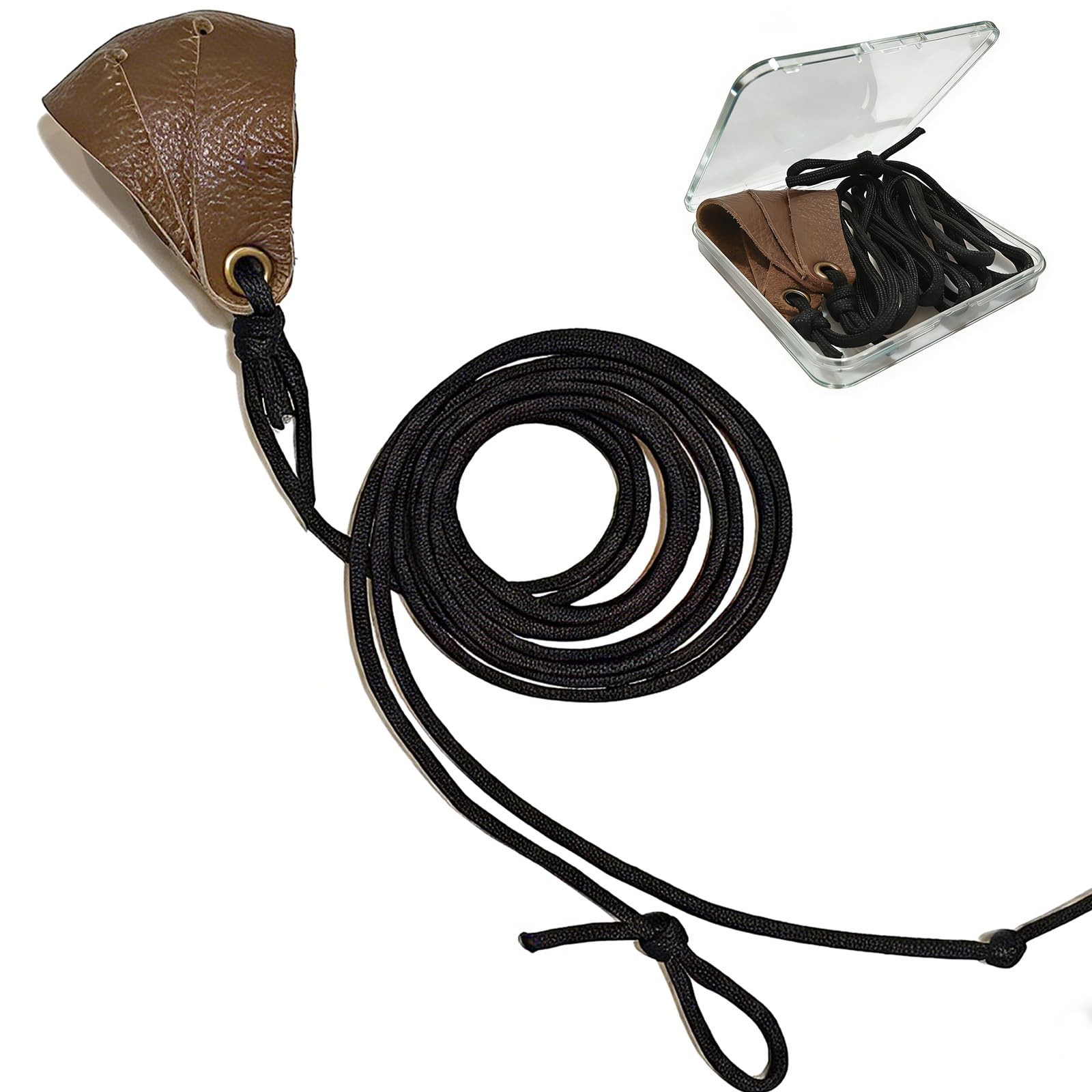 Pan Shepherd Sling for Rock Throwing,Outdoor Survival Skill Tool with 2.4M 9-...