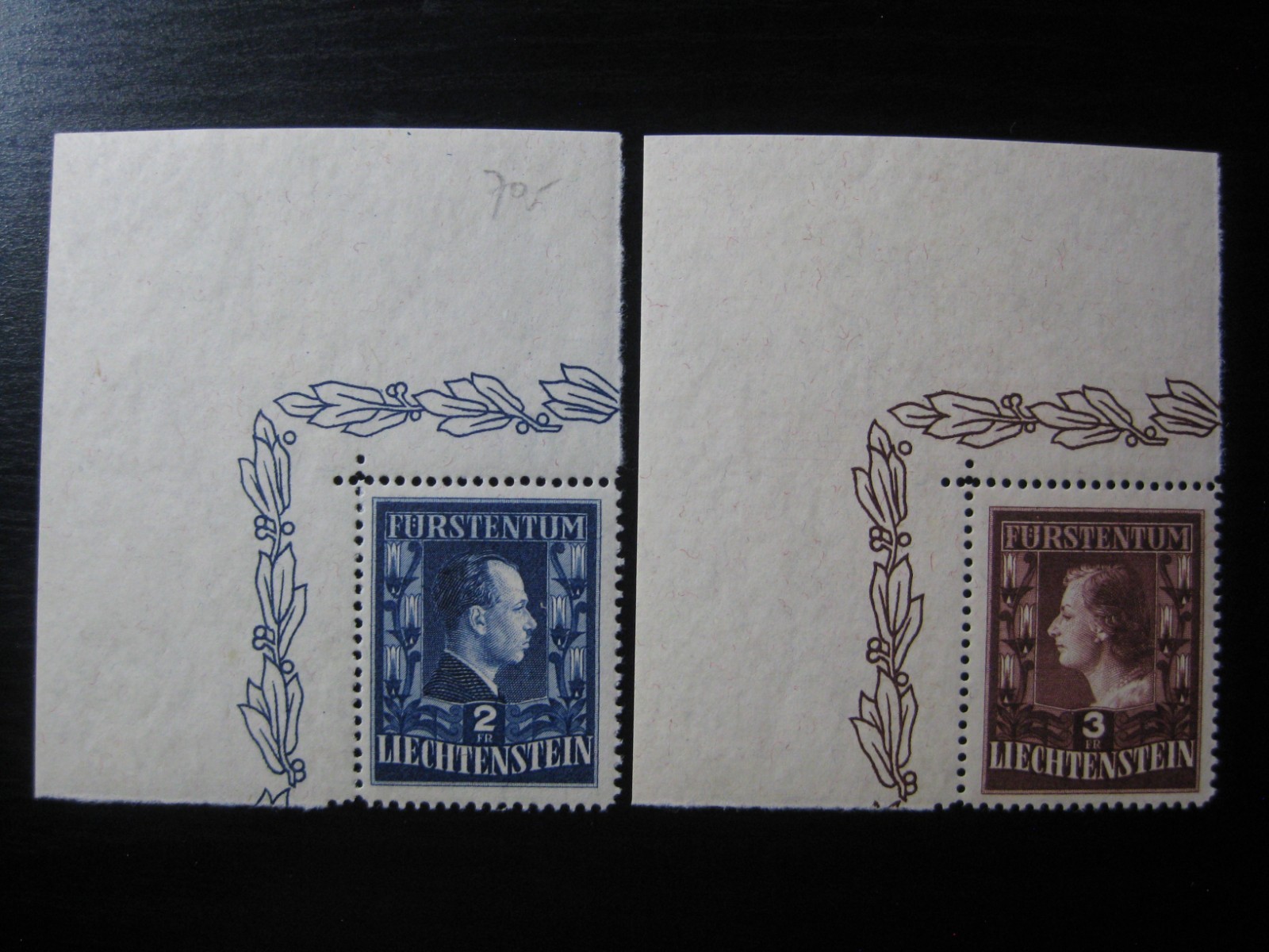 LIECHTENSTEIN Sc. #259-260 scarce mint MNH stamp set CV $175.00