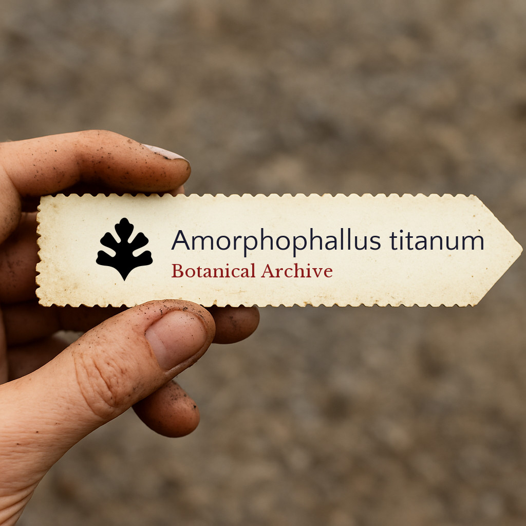Amorphophallus titanum | Titan Arum | 10 SEEDS - Titan arum | Corpse flower