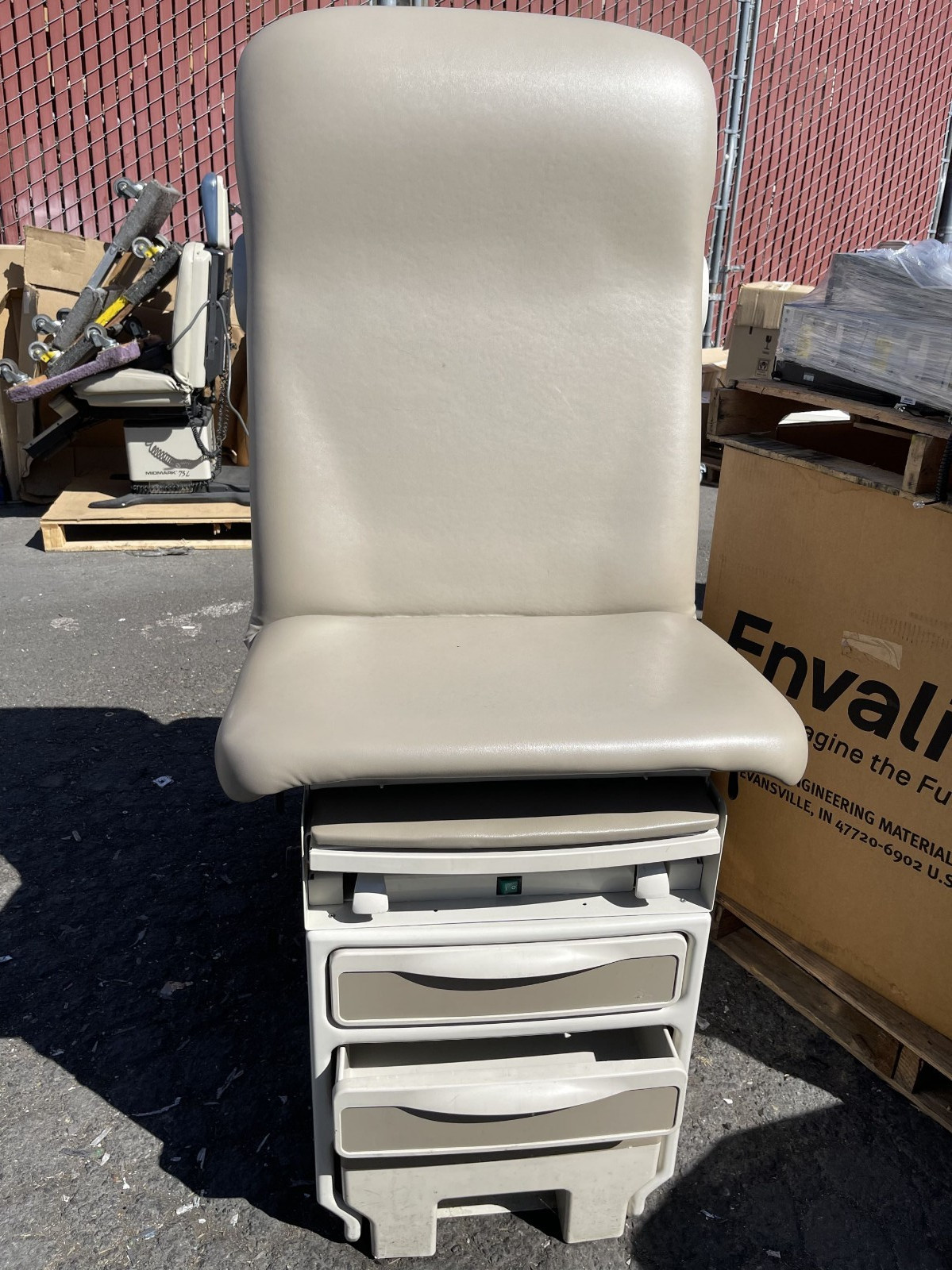 Midmark Ritter 204 Manual Exam Table Medical Examination Chair