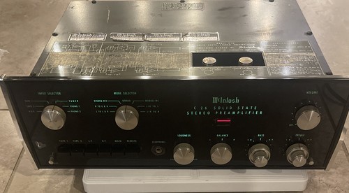 Mcintosh C26 Preamplifier Vintage Stereo