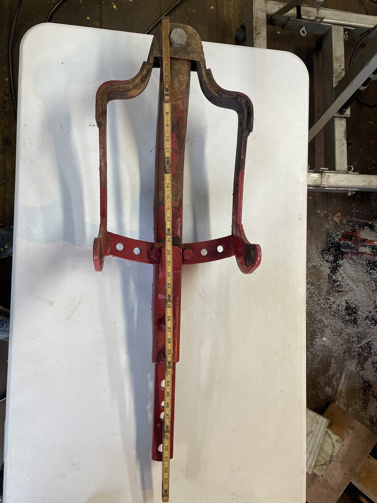 Rare Complete 1958 International 240 Utility Drawbar Frame And Hitch