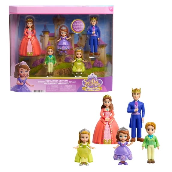Disney Jr Sofia the First Royal Family 5-Piece Figure Set Sofia Amber James