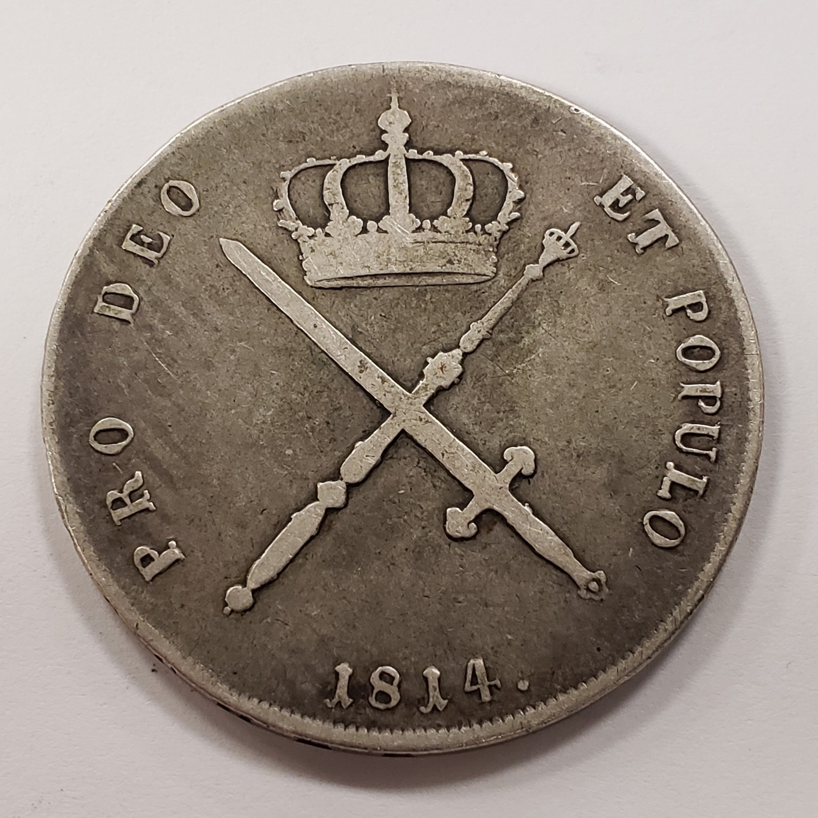 1814 German States Bavaria Kronenthaler .8188 ASW - KM706.1 - Q4903