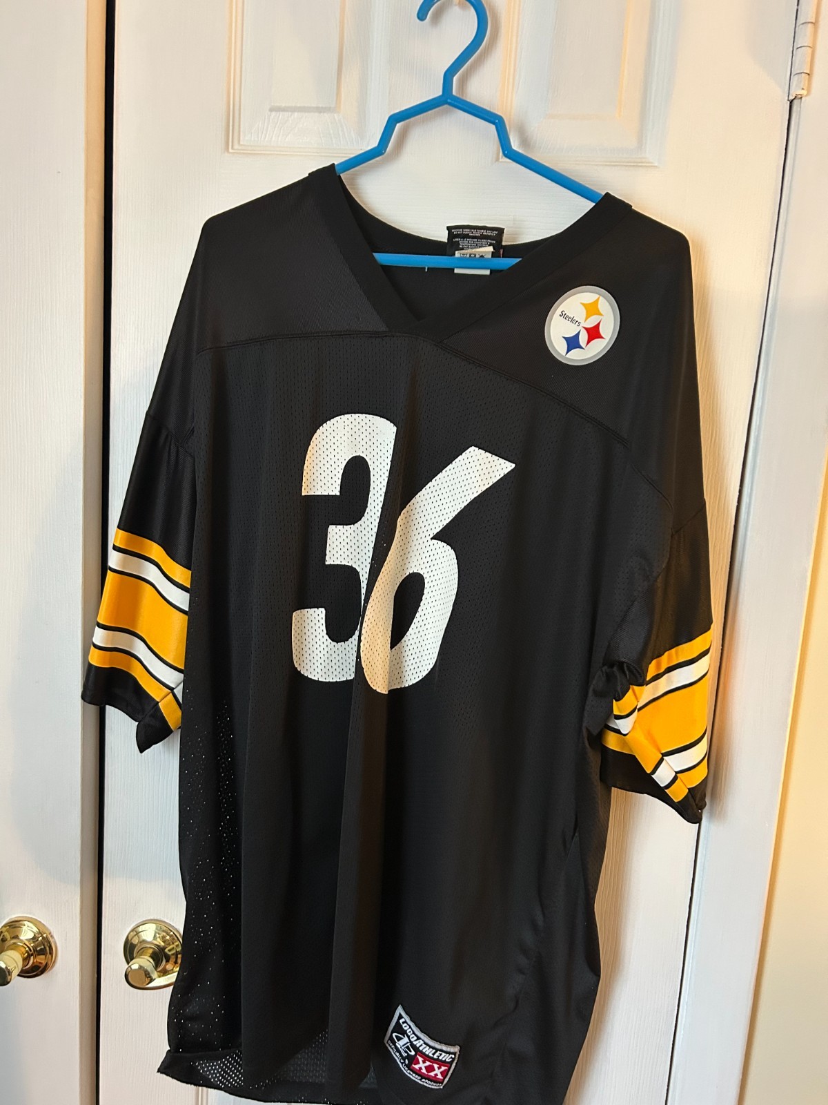 Jerome Bettis (The Bus) #36 Logo Atletic Jersey