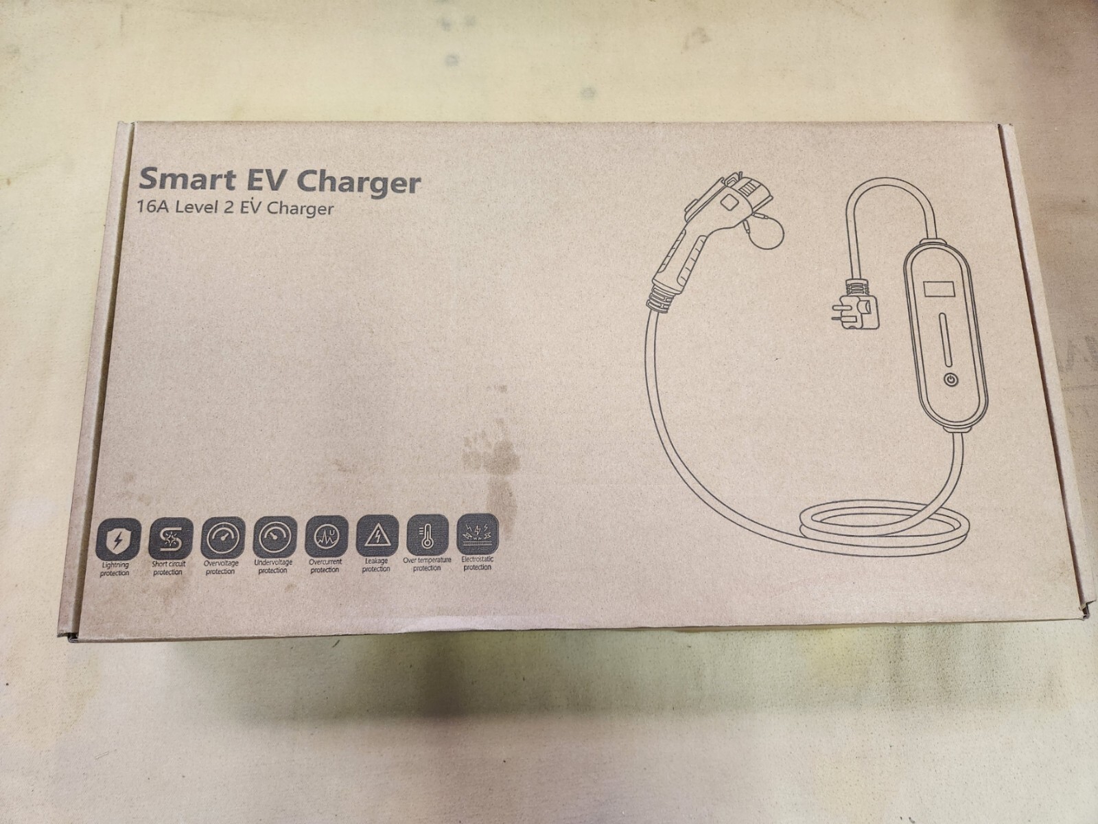 Portable Smart EV Electric Car Charger 16A Level 2 NEMA 6-20 - New Portable Smart EV Electric Car Charger 16A Level 2 NEMA 6-20 - New
