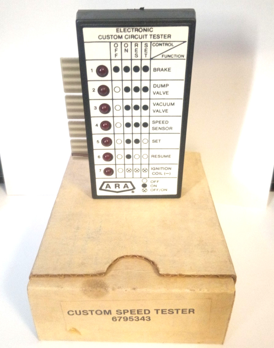 Vintage A.R.A Electronic Custom Circuit/Speed Tester 16-Pin 6795343 (NEW N.O.S.)