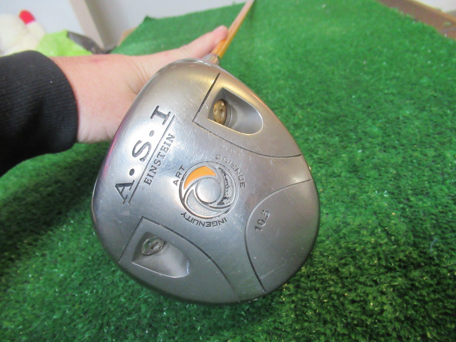 RARE ASI EINSTEIN 10.5* DRIVER GOLF CLUB UST 61g REGULAR FLEX GRAPHITE RH RARE ASI EINSTEIN 10.5* DRIVER GOLF CLUB UST 61g REGULAR FLEX GRAPHITE RH