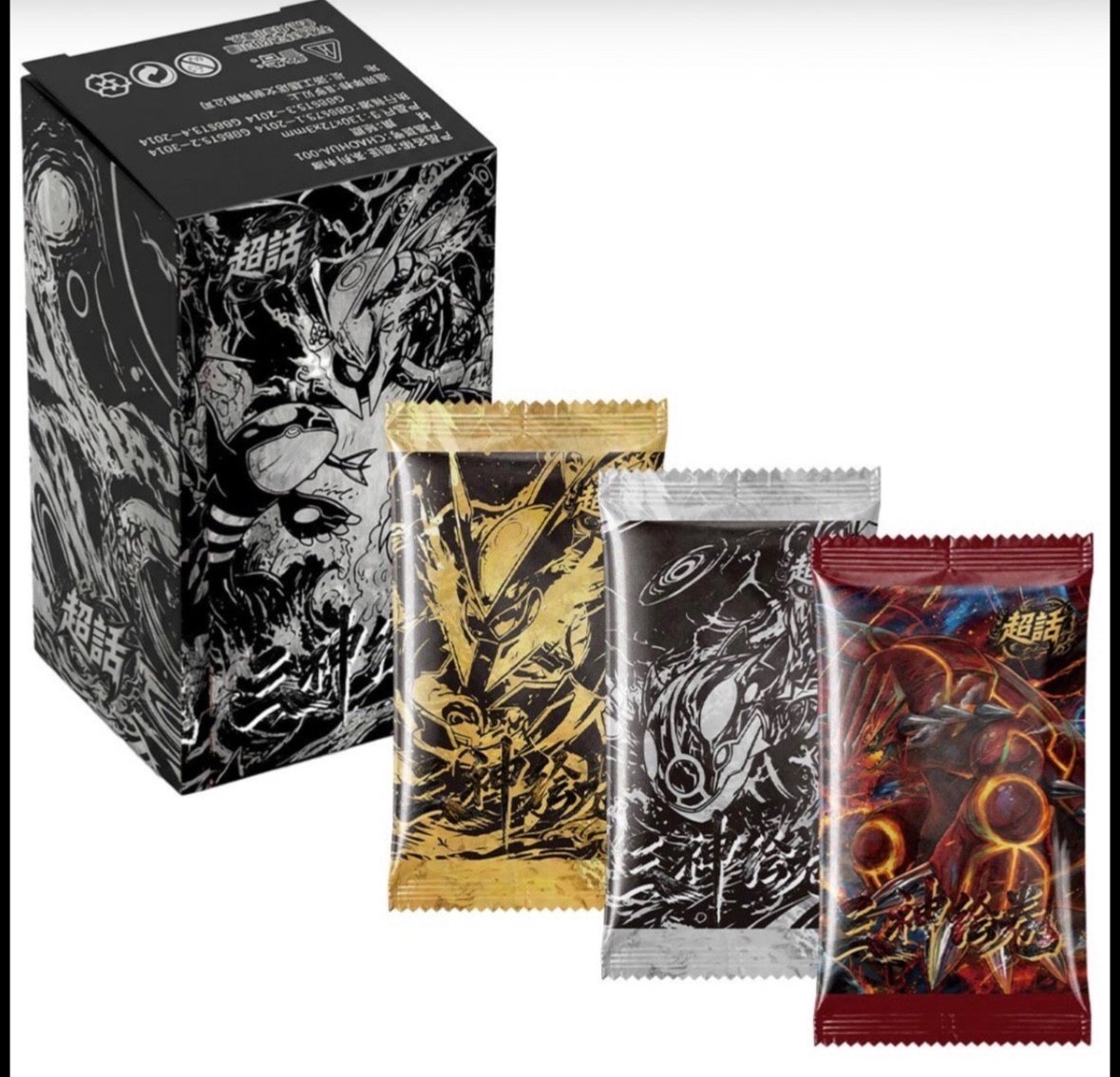 Chinese non tcg product. Mengka, baby eif, Eif Origins, Shadow, Mythical, Id Box