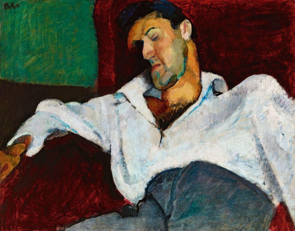 Portrait of Composer Leó Weiner Róbert Berény 1911 Hungarian Avant Garde Print