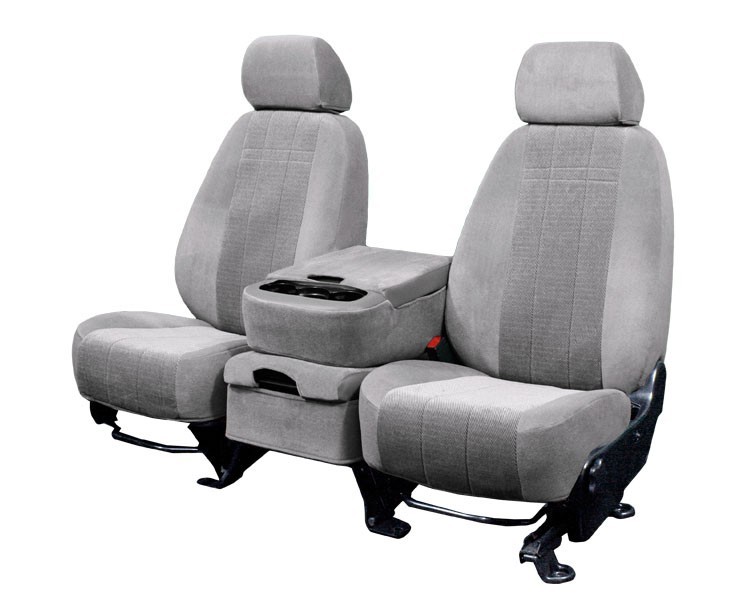 CalTrend Car Seat Covers Fit Chevy/GMC C/K 1500-3500 1988-1994 Light Grey