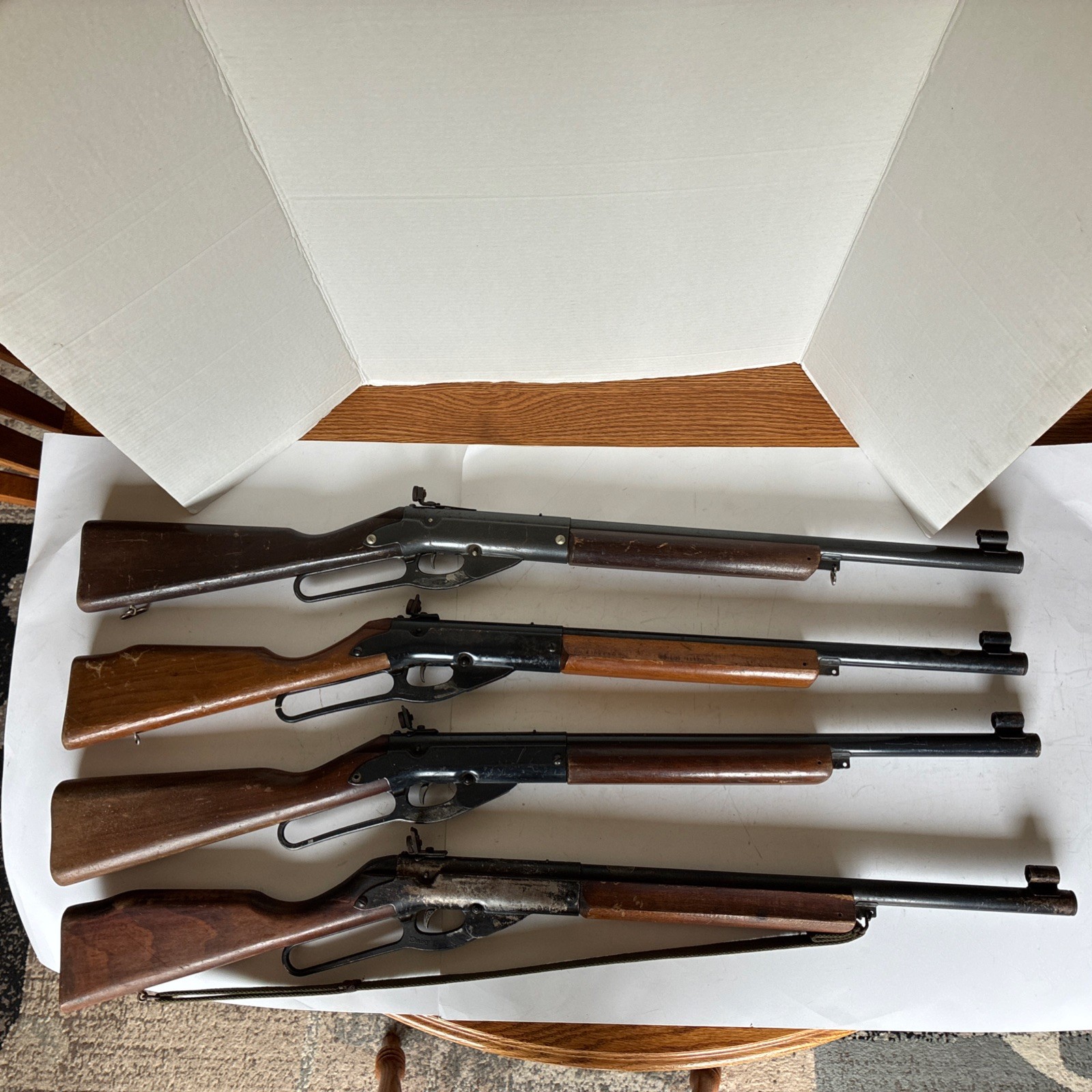 4 Daisy model 99 Air Rifle Rogers Arkansas Vintage  BB Gun parts or restore