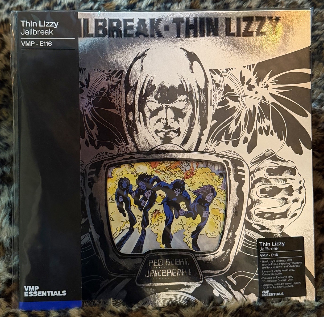 Thin Lizzy - Jailbreak - 180g ‘Overmaster Orange Vinyl - VMP- E116 SEALED Thin Lizzy - Jailbreak - 180g ‘Overmaster Orange Vinyl - VMP- E116 SEALED