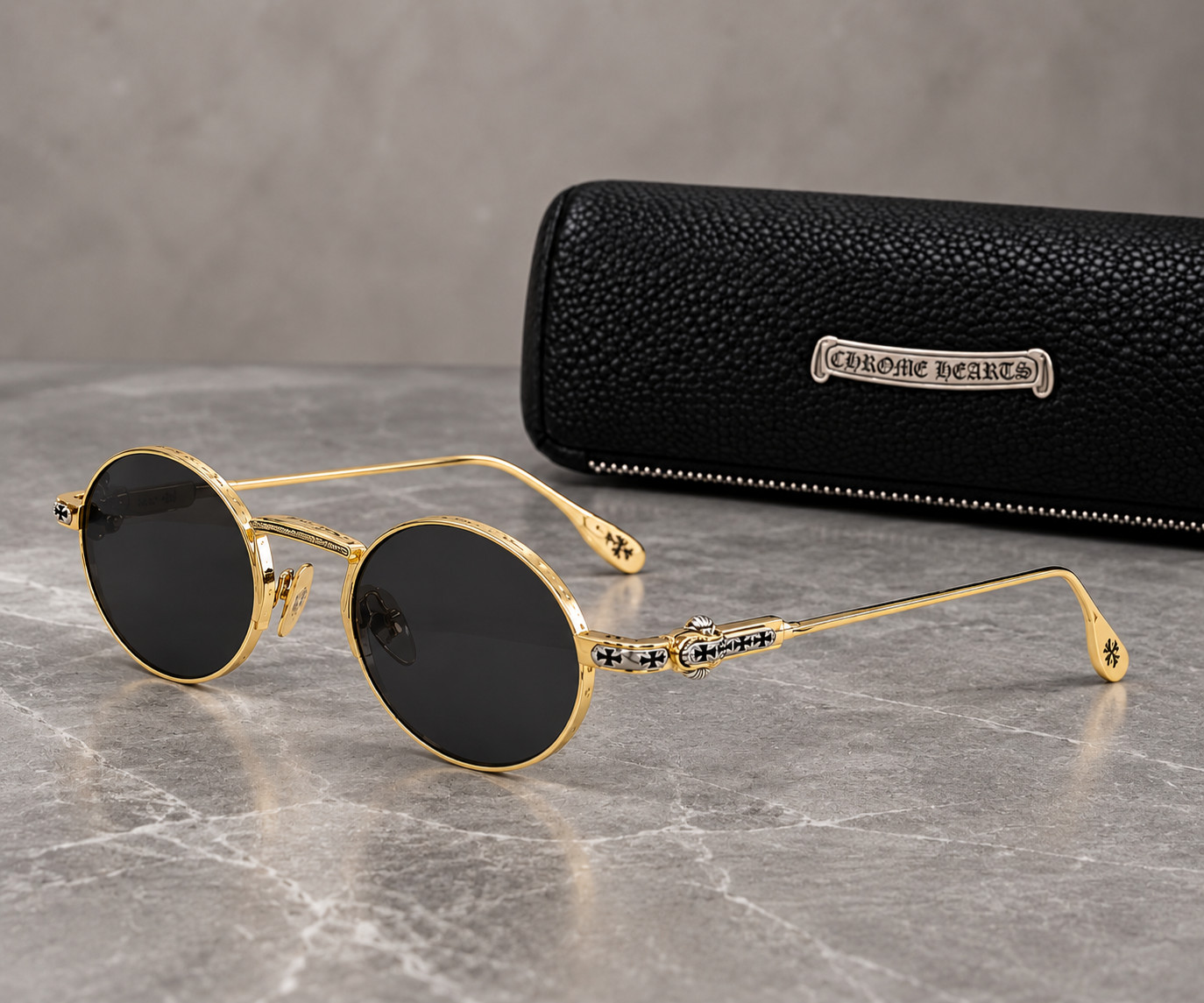 CHROME HEARTS HONEY DIPPED Sunglasses