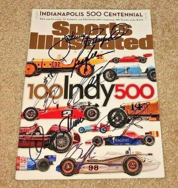 2011 INDY 500 SIGNED SPORTS ILLUSTRATED SI MAGAZINE DAN WHELDON +6 INDIANAPOLIS