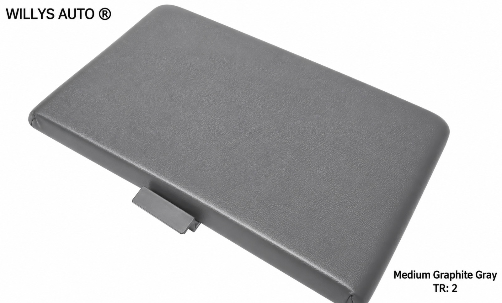 1999-2010 Ford F250 F350 Super Duty Jump Seat Center Console Lid M Graphite Gray