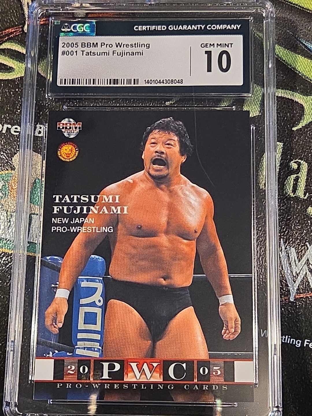 2005 BBM Pro Wrestling #1 Tatsumi Fujinami New Japan Pro Wrestling Japan PWC WWE