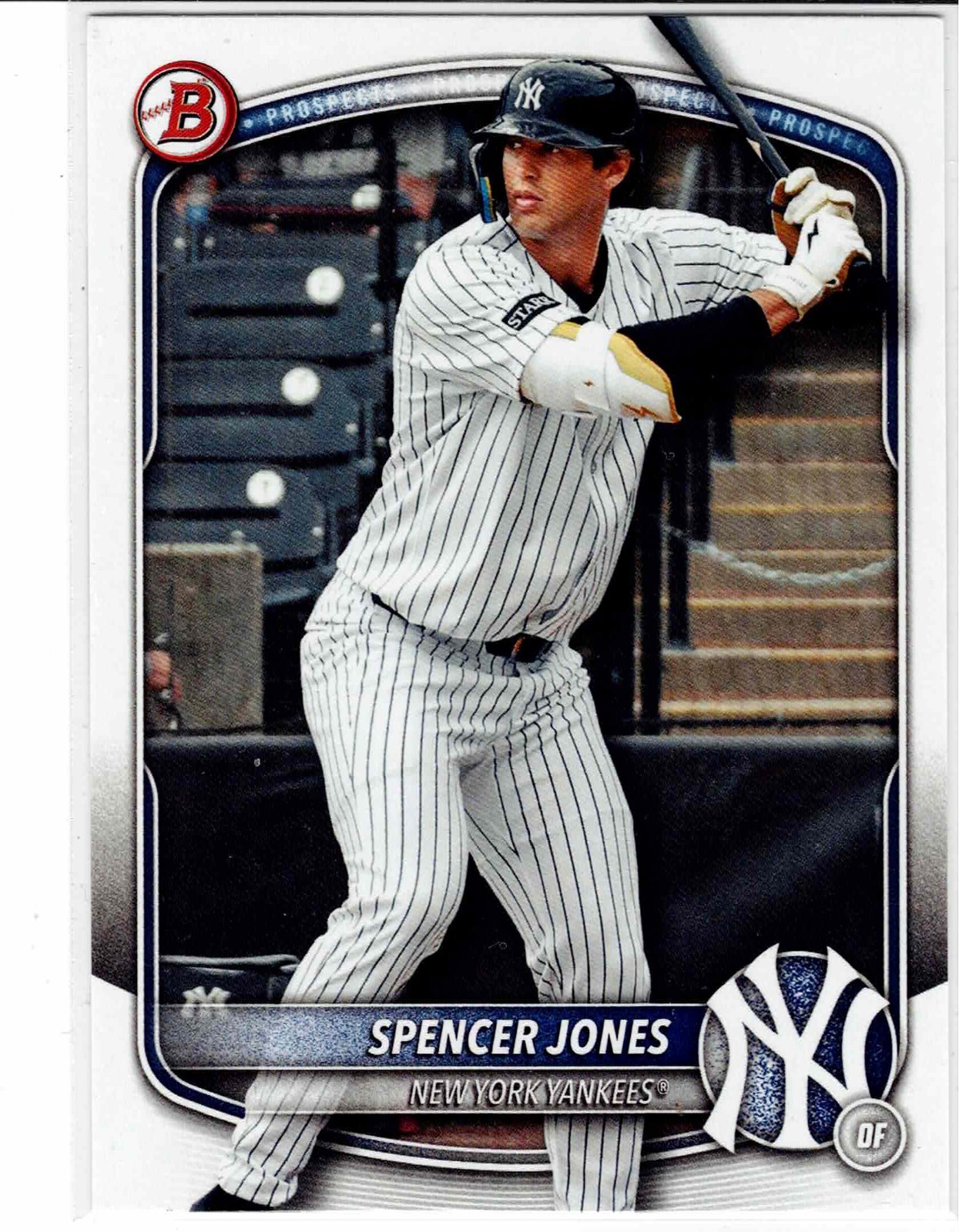 Spencer Jones New York Yankees 2025 Bowman Draft **** Spencer Jones New York Yankees 2025 Bowman Draft ****
