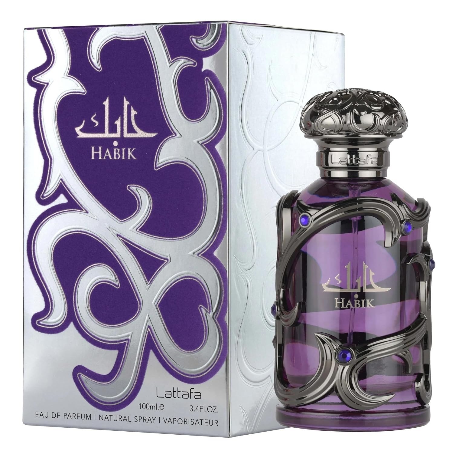 Lattafa Habik – Spicy, Aromatic, Woody, Musky, EDP Spray Long-Lasting Men 3.4oz