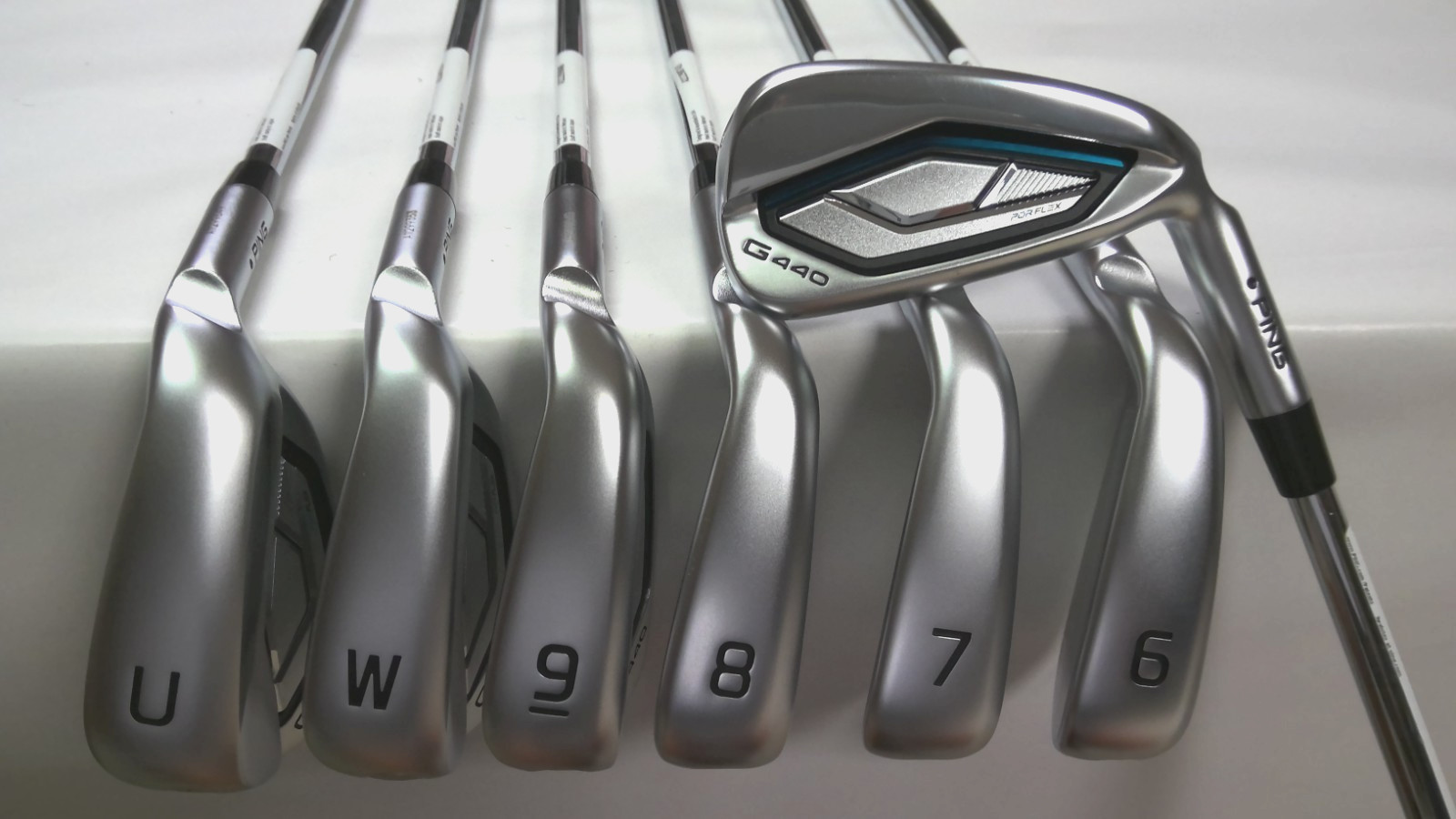 PING G440 IRON SET 5-PW,UW / BLACK DOT / PING AWT 3.0 REGULAR FLEX STEEL