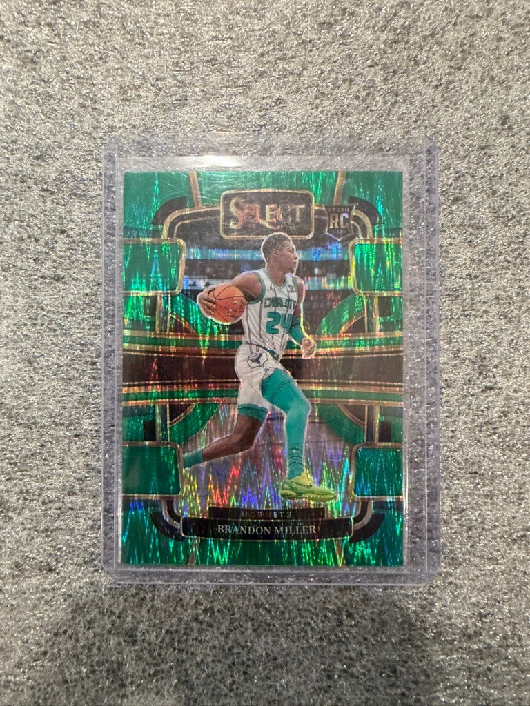2023-24 Panini Select - Concourse Brandon Miller #80 Green Shock Prizm (RC) 2023-24 Panini Select - Concourse Brandon Miller #80 Green Shock Prizm (RC)