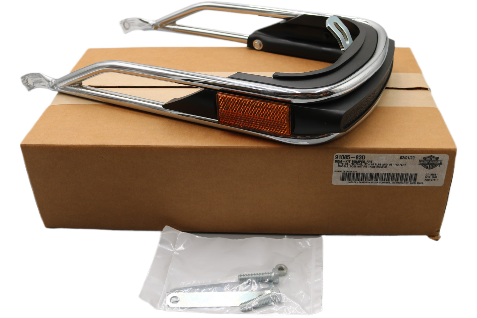 91085-83D NEW OEM 1987-2013 HARLEY-DAVIDSON TOURING FRONT BUMPER ULTRA CLASSIC R