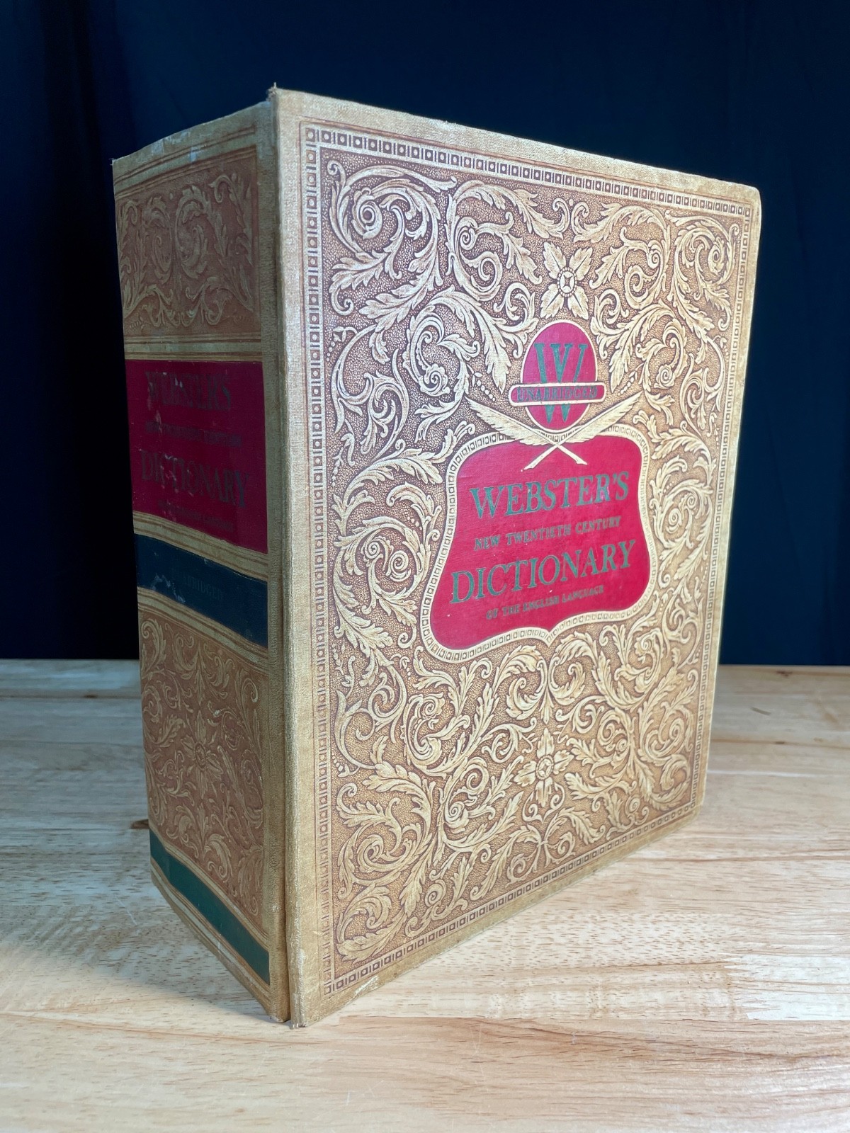 Webster’s New Twentieth Century Dictionary Unabridged 1957 Vintage HC