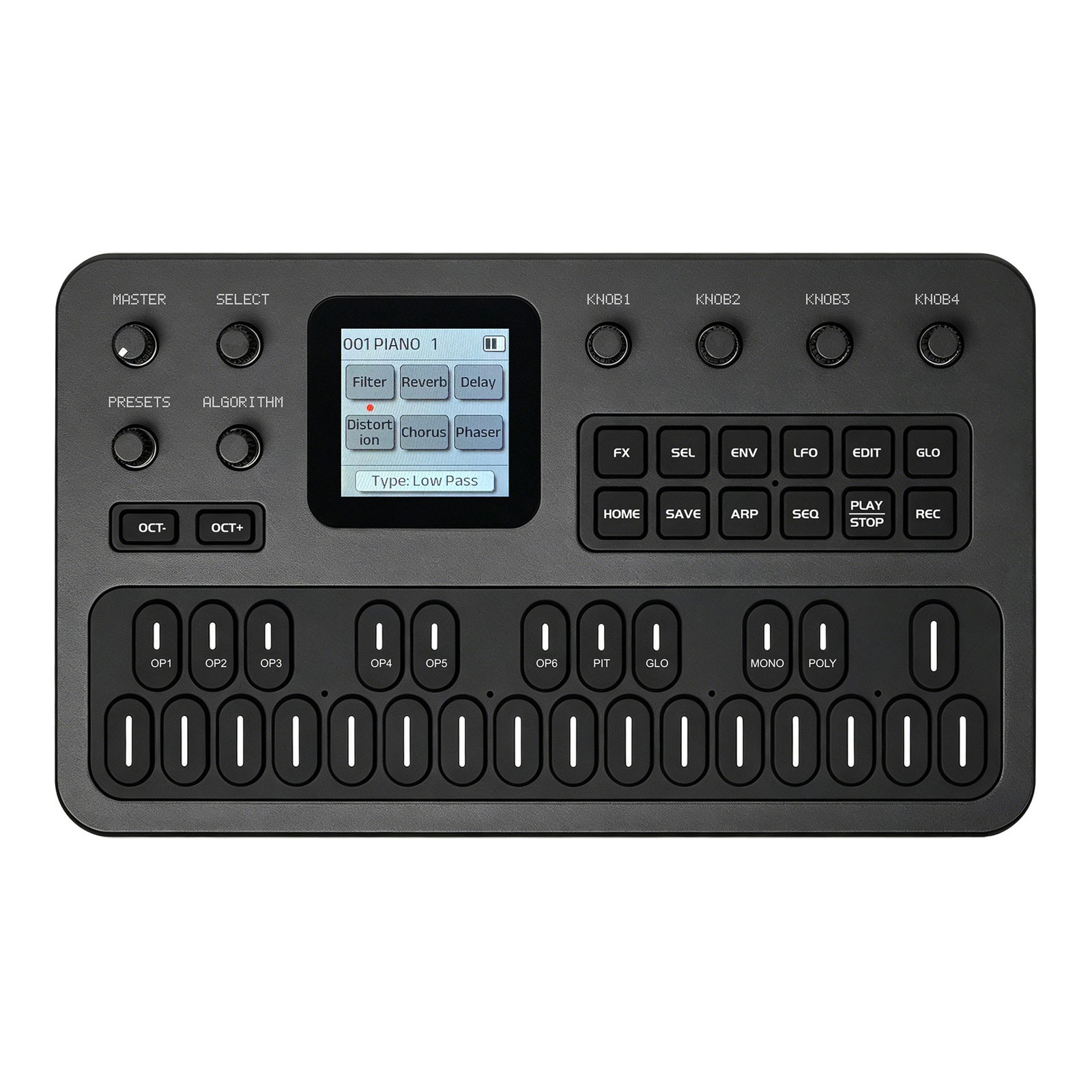 M-VAVE FM-1 Audio FM Synthesizer 3Ch MIDI Built-in 6 Effects 3.5mm Stereo Output