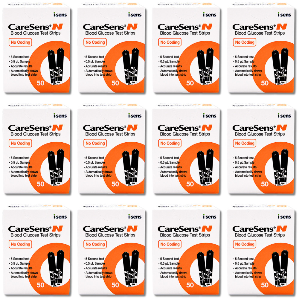 CareSens N - 600 Test Strips (12 x 50) | Authorized by CareSens® (12-2027)