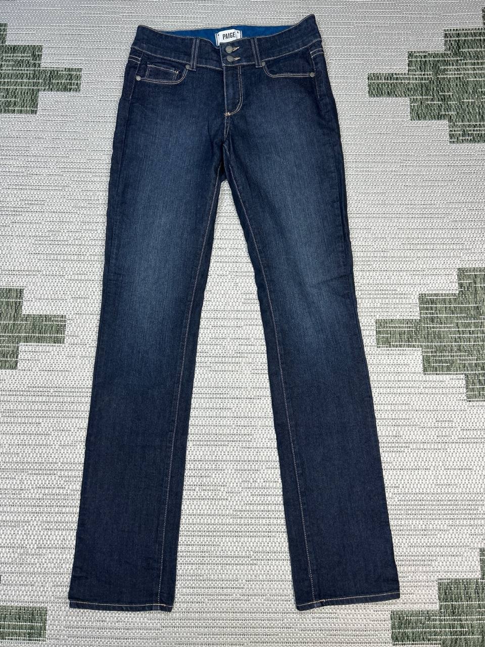 Paige Jeans Womens 28 Hidden Hills Straight Dark Wash Denim 
