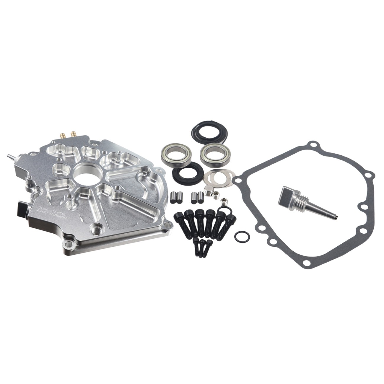 Dual Bearing Aluminum Side Cover for Non Hemi/Hemi Harbor Freight Predator 212cc