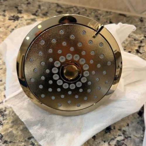 KOHLER 22169-AF Forte Multifunction Showerhead, 2.5 GPM, French Gold KOHLER 22169-AF Forte Multifunction Showerhead, 2.5 GPM, French Gold