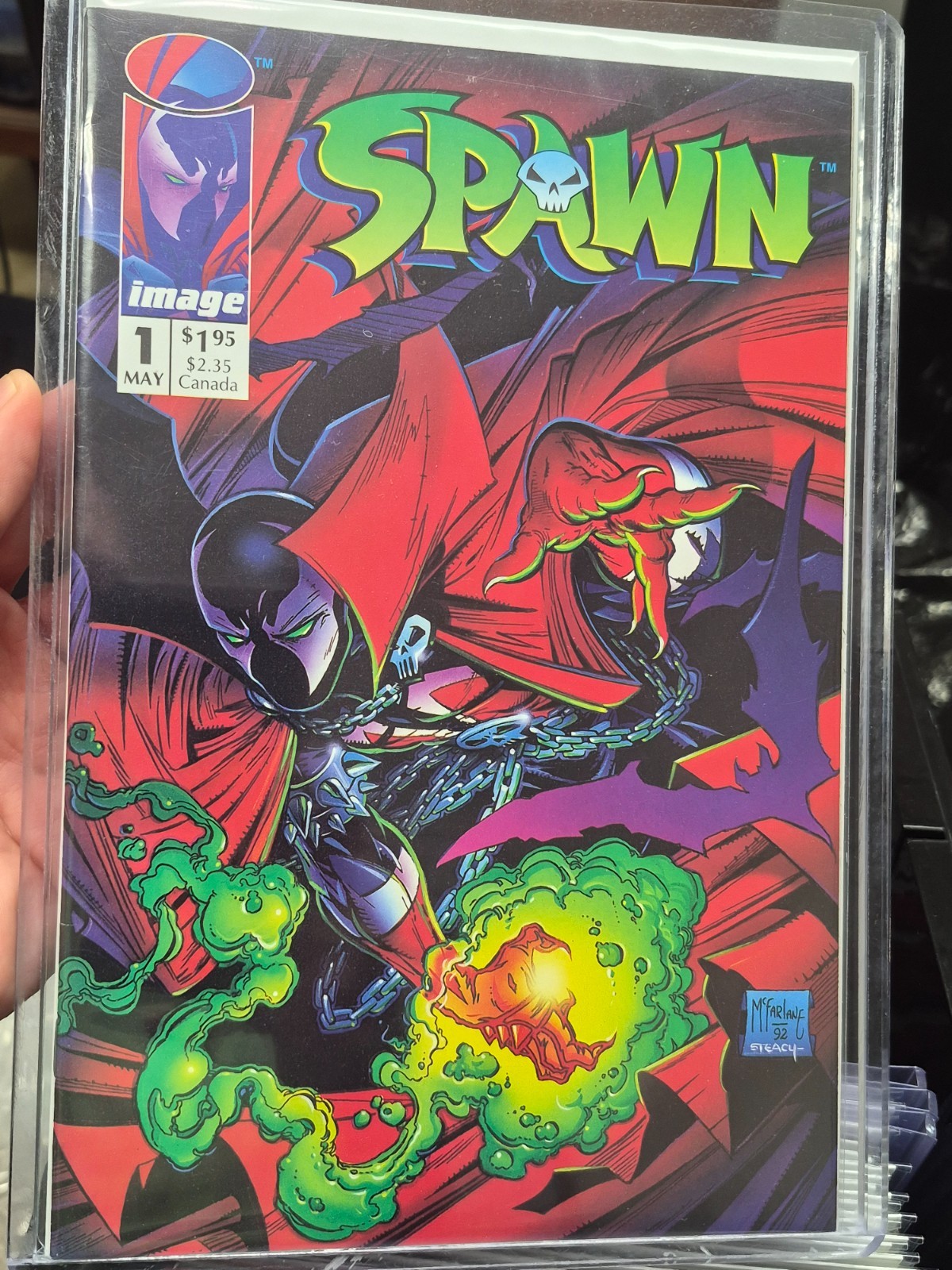 Image Spawn 1 Todd McFarlane NM 1992