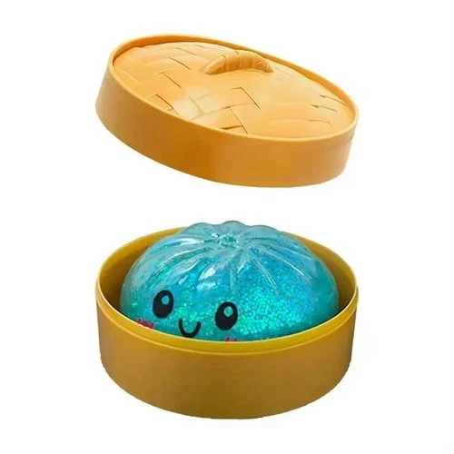 Below Mystery Squishy Bun Dumpling RARE GLITTER Limited Edition