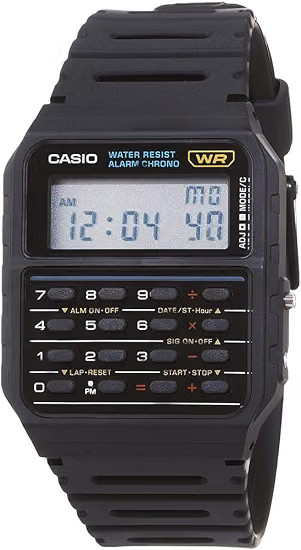 Casio CA-53W-1 Vintage Series Data Bank 8 Digit Calculator Watch Stopwatch Black Casio CA-53W-1 Vintage Series Data Bank 8 Digit Calculator Watch Stopwatch Black