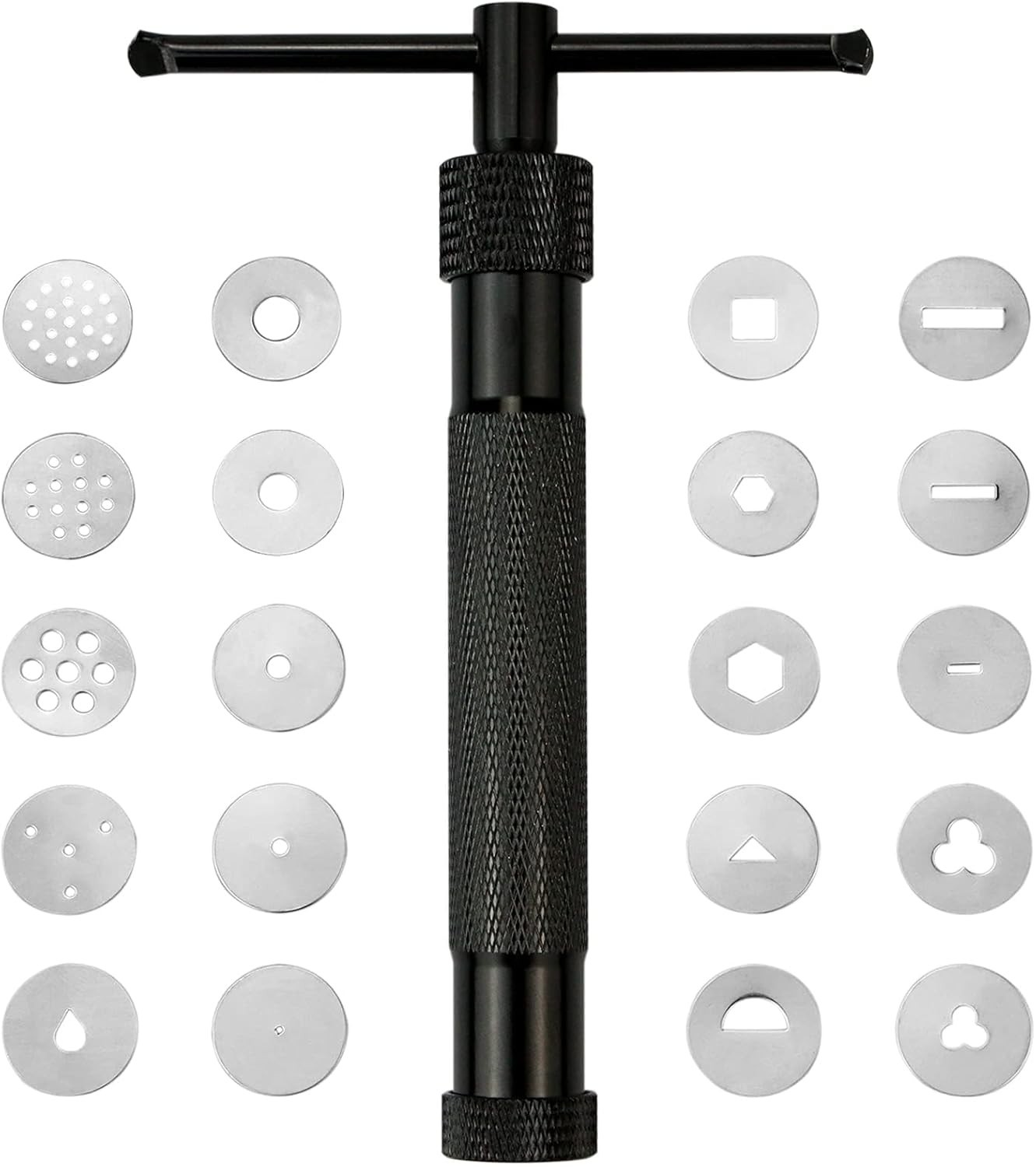 Stainless Steel Clay Extruder for Clay Extruder for Pottery, Fondant Tool Set - Stainless Steel Clay Extruder for Clay Extruder for Pottery, Fondant Tool Set -