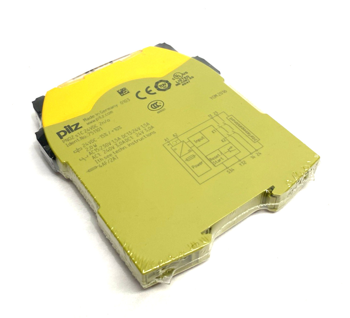 Pilz 751101 PNOZsigma Standalone Safety Relay 1-Channel PNOZ s1 C 24VDC 2 n/o