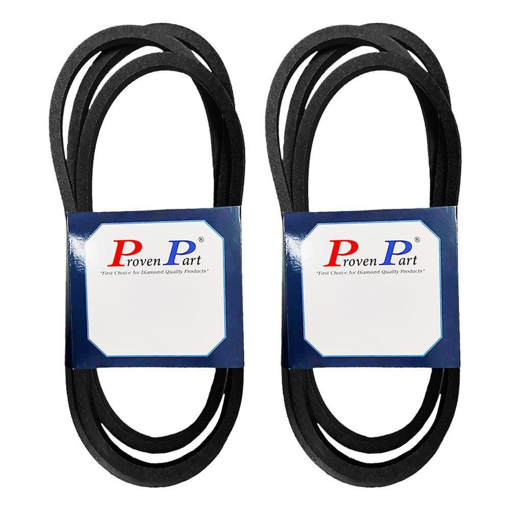 (2) DECK BELT FITS EXMARK LAZER Z 60 AS LC ZERO-TURN LAWN MOWERS 1-633127