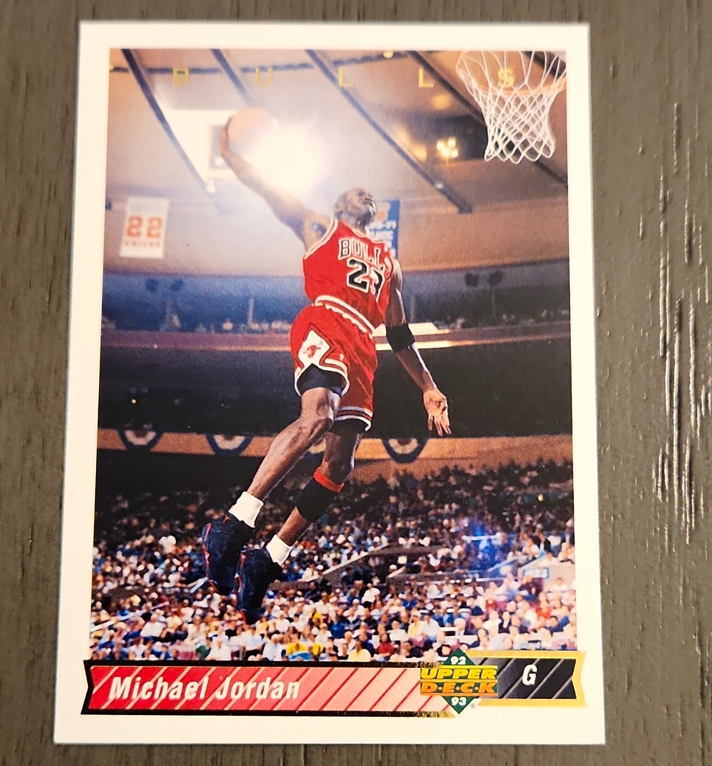 Upper Deck 1992-93 Base Set Michael Jordan #23 Chicago Bulls NBA Basketball