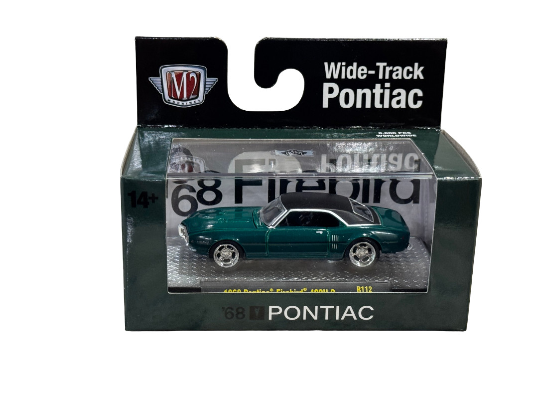 M2 Machines 1968 Pontiac Firebird 400H.O. Green 1/64