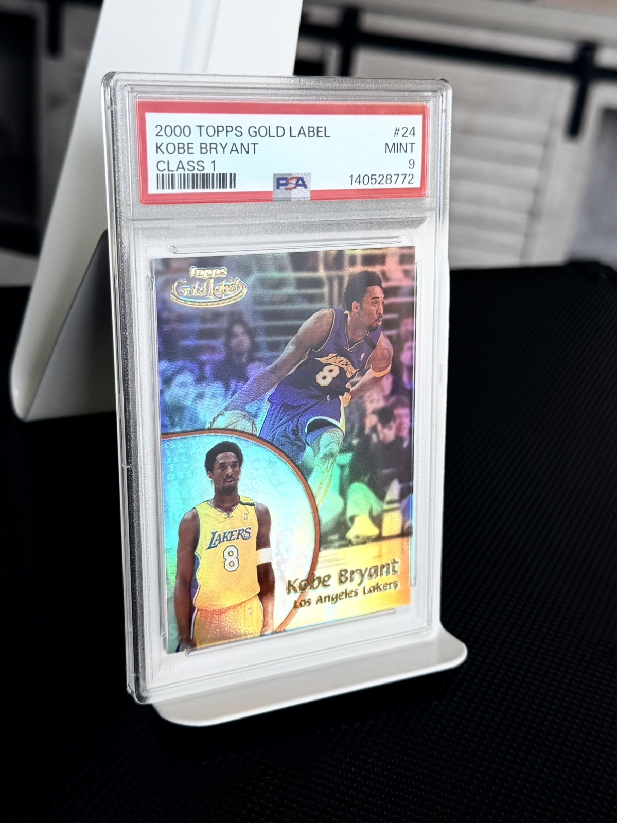 2000-01 Topps Gold Label Class 1 #24 Kobe Bryant Lakers HOF PSA 9 (Low Pop)